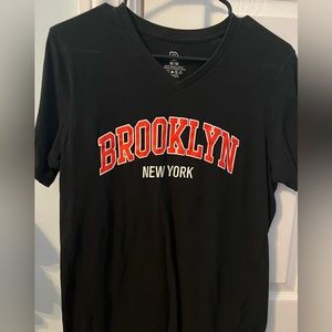 Brooklyn NY V Neck Women’s T Shirt